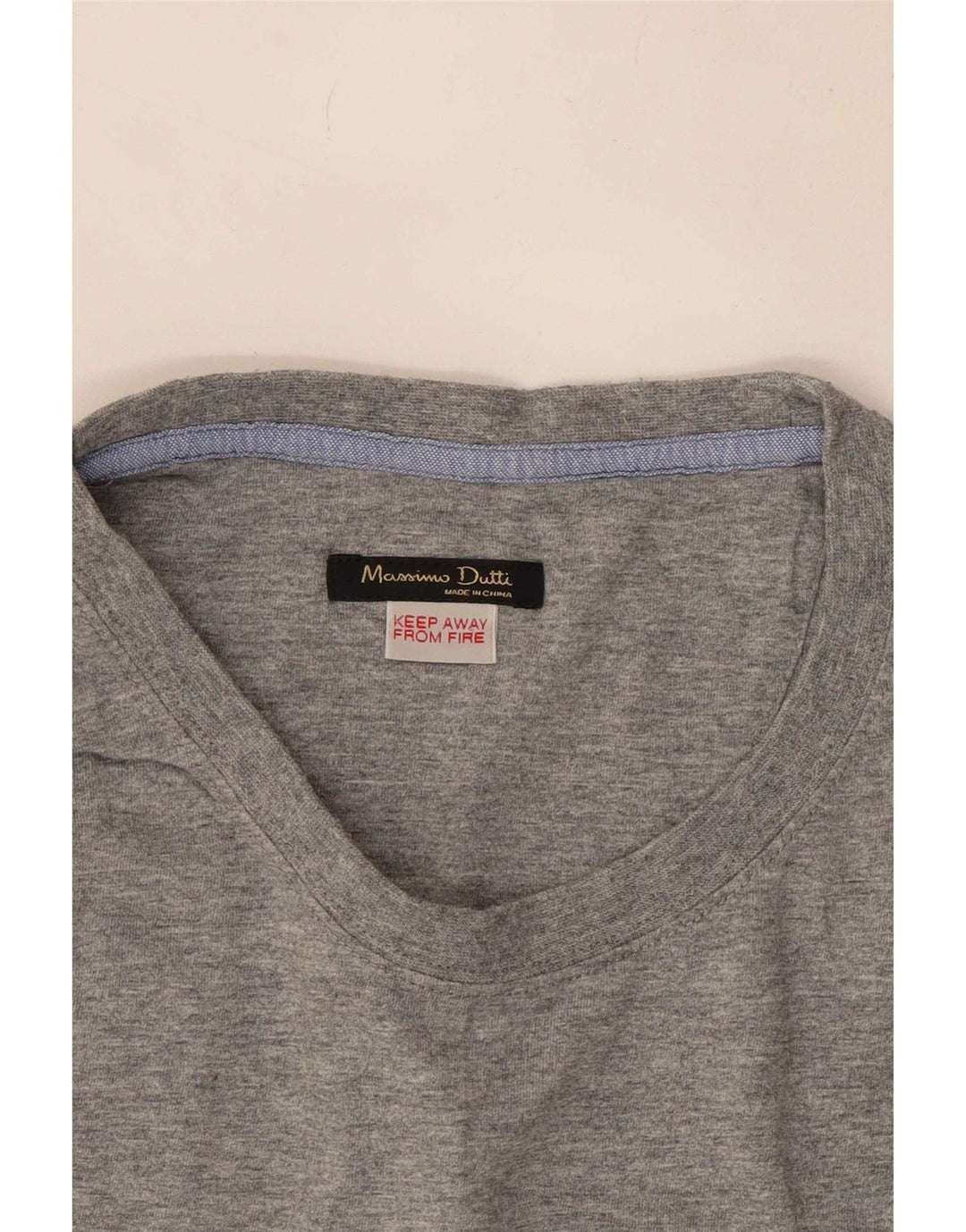Tricou Massimo Dutti pentru bărbați Top Medium Gri