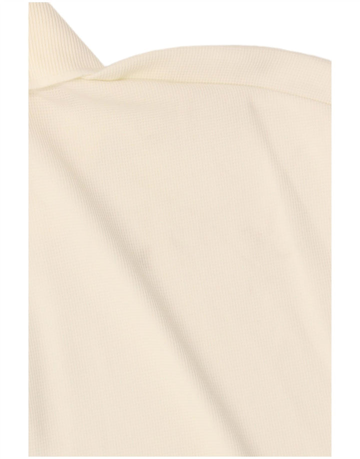 HELLY HANSEN Mens Polo Shirt Large White Nylon