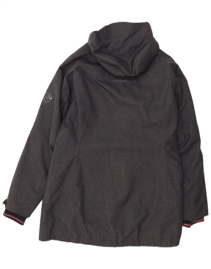MAMMUT Jachetă de vânt cu glugă pentru femei UK 16, mare, gri, poliester