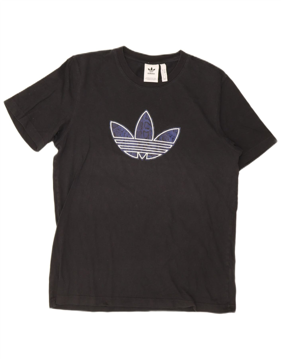 Tricou grafic Adidas pentru bărbați Top mediu negru bumbac