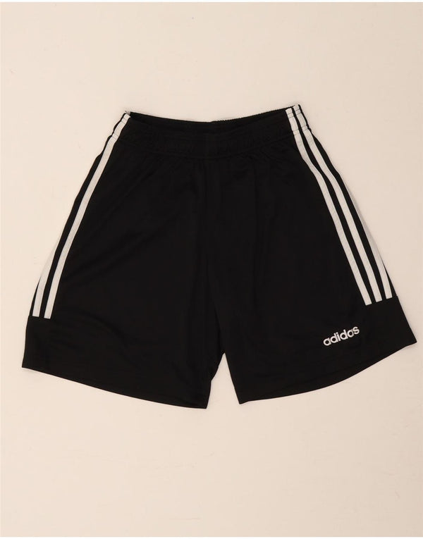 Pantaloni scurți sport Climalite Adidas pentru femei UK 12 Poliester mediu negru