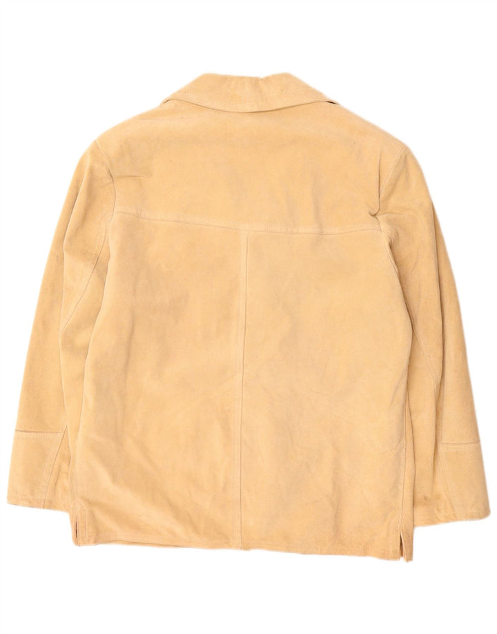 LEGENDARY JACKET 1957 Womens Suede Jacket UK 16 Large Beige
