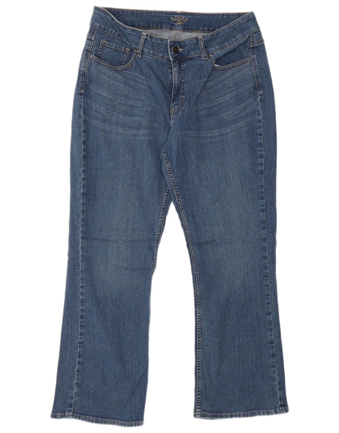 Blugi Lee pentru femei Riders Bootcut US 12 Large W34 L28 Blue Bumbac