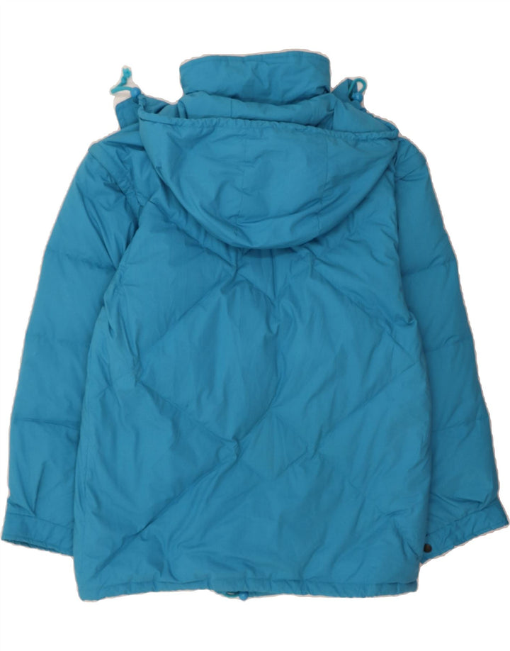 PERALP Mens Hooded Padded Jacket UK 36 Small Blue Polyester Vintage Peralp and Second-Hand Peralp from Messina Hembry 