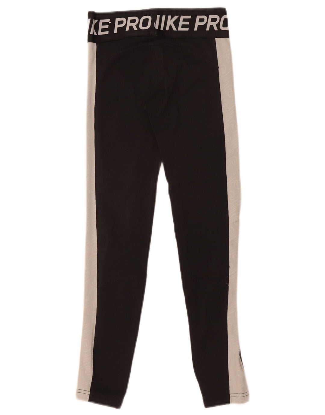 Leggings grafic Nike pentru băieți 8-9 ani, negru, poliester