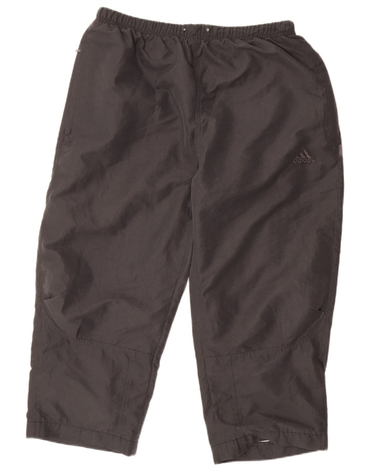 Pantaloni de trening Adidas Capri pentru bărbați, mari, gri