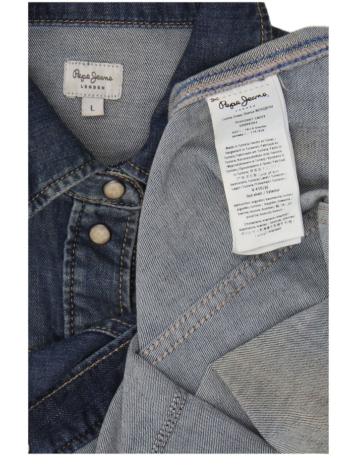 Rochie de blugi pentru femei PEPE JEANS UK 14, mare, albastru, bumbac