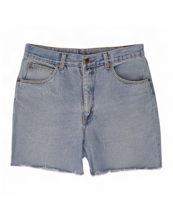 Pantaloni scurți din denim cu talie înaltă pentru femei Passport IT 52 2XL W34 Bumbac albastru