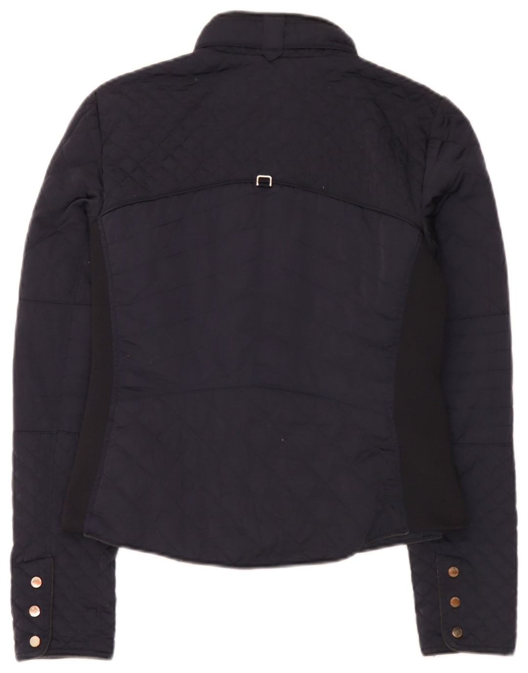 Jachetă matlasată pentru femei Zara UK 12 Medium Bleumarin Poliester