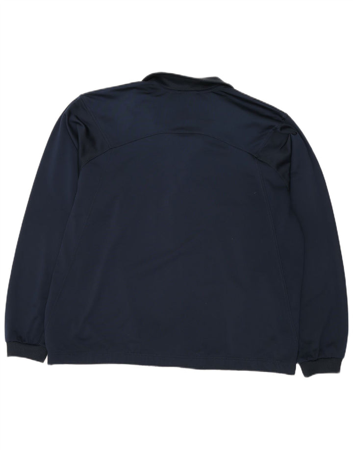 Jachetă de trening pentru bărbați ADIDAS UK 44/46 Poliester mare, albastru bleumarin