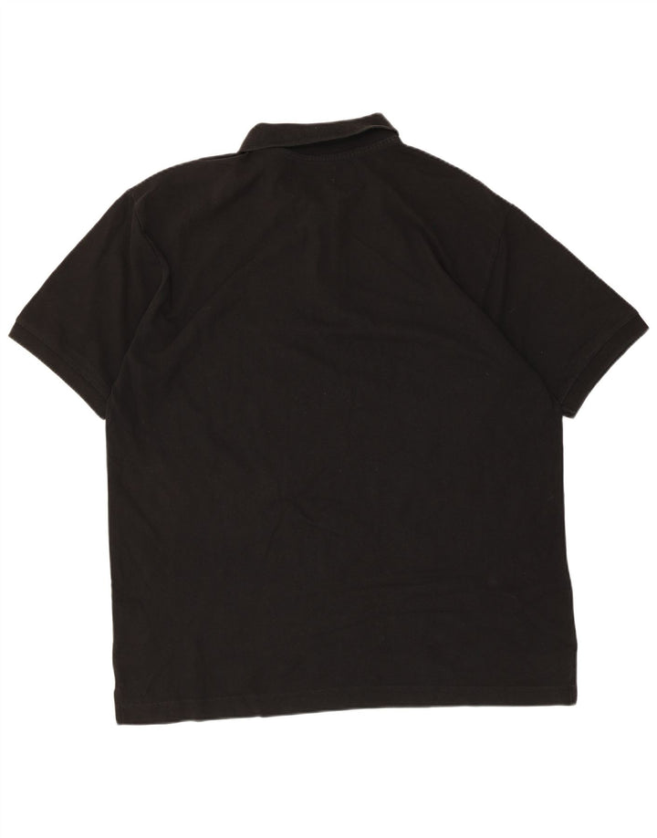 Cămașă polo pentru bărbați Kappa 2XL bumbac negru