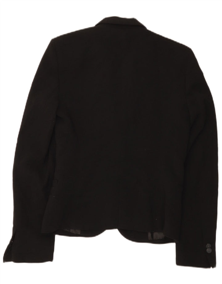 Blazer pentru femei Zara cu 1 nasture UK 6 XS Negru