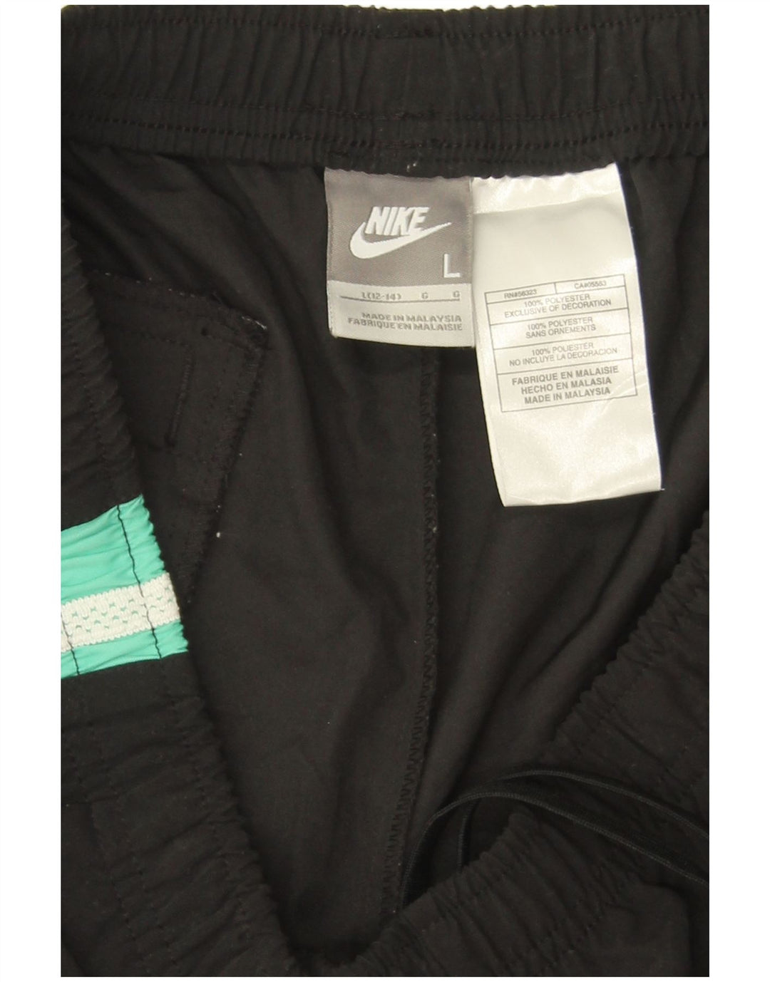 Pantaloni de trening Capri Nike pentru femei US 12/14, mare, negru, bloc de culoare