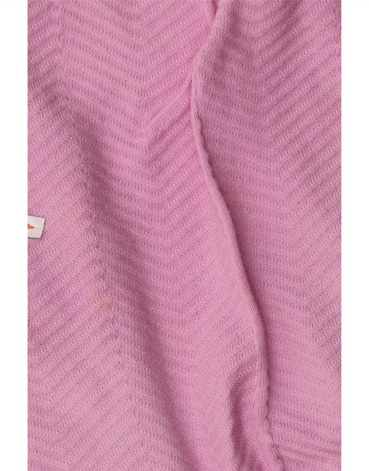 MARKS & SPENCER Pulover cardigan deschis pentru femei UK 10 Small Pink Chevron