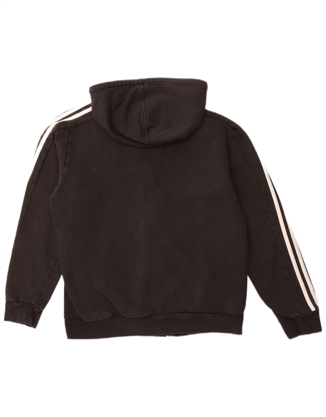 Pulover ADIDAS pentru bărbați, cu fermoar, bumbac mediu negru