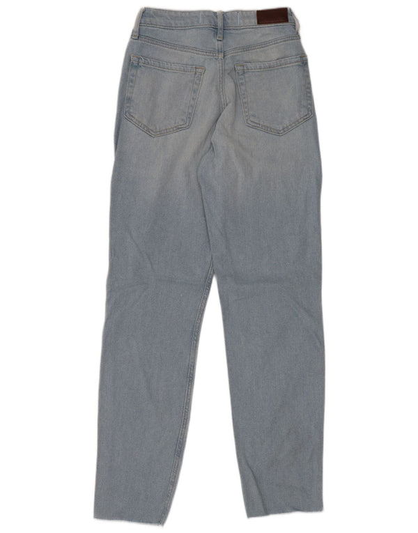 Blugi Hollister pentru femei Mom cu talie înaltă US 00 W23 L27 Bumbac albastru