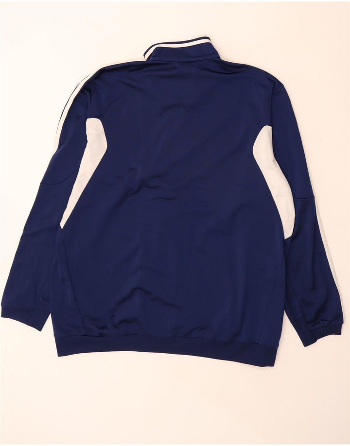 Jachetă de trening pentru bărbați ADIDAS UK 46/48 XL, albastru bleumarin, color block