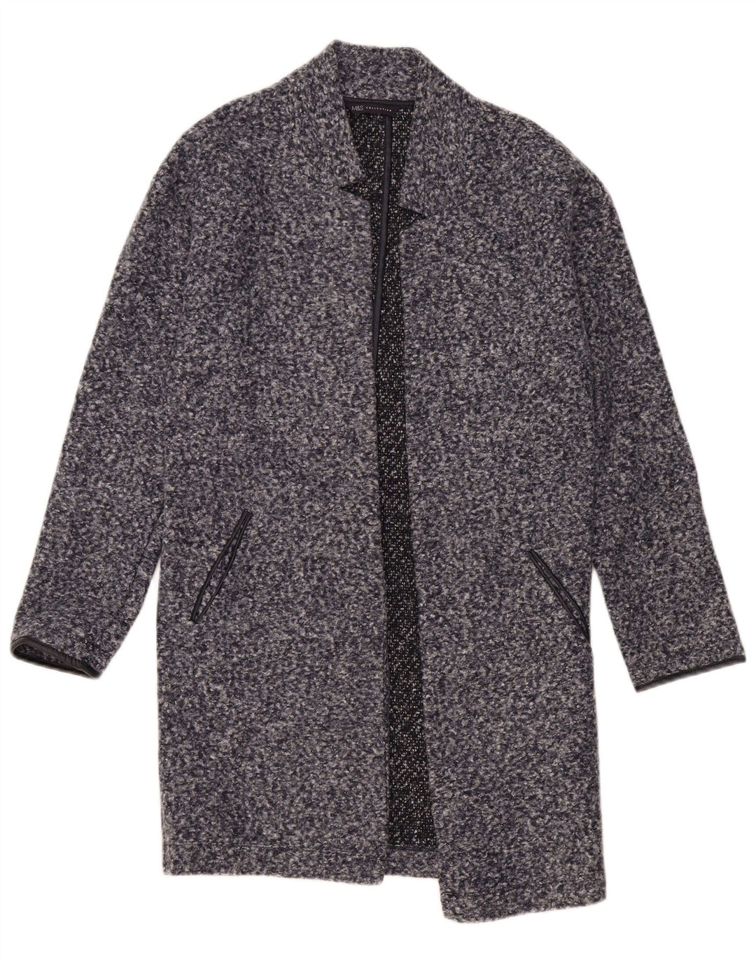 Pardesiu deschis pentru femei Marks & Spencer UK 8 mic, albastru marin, poliester cu pete