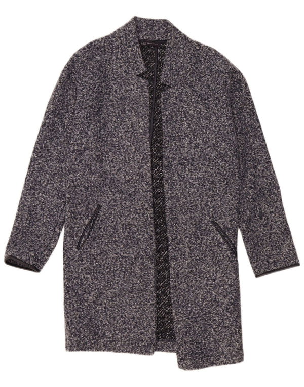Pardesiu deschis pentru femei Marks & Spencer UK 8 mic, albastru marin, poliester cu pete