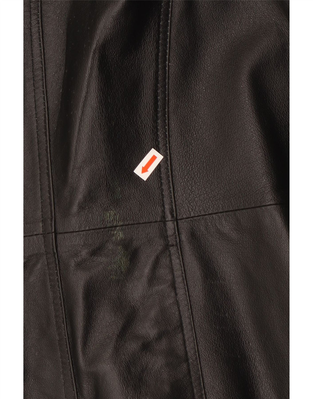 East 5th Jachetă din piele cu 3 nasturi pentru femei UK 22 3XL Piele neagră