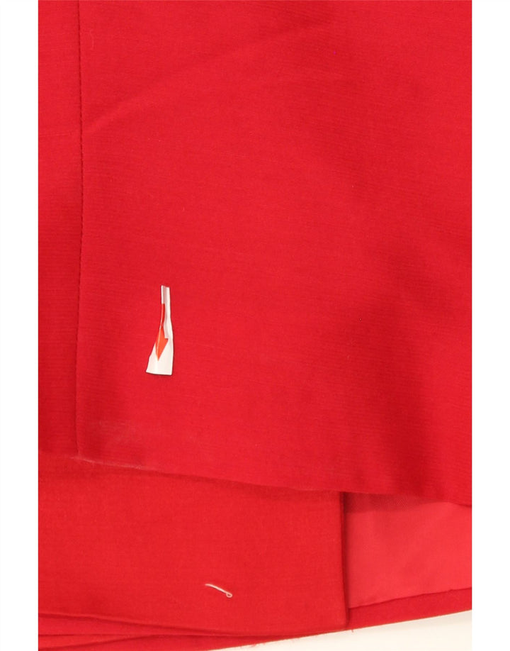 Jachetă Ferre pentru femei Crop Blazer Dublu Breasted UK 14 Medium Red