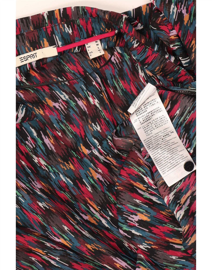 Camasă pulover pentru femei Esprit UK 14 Medium Multicolor Geometric Poliester