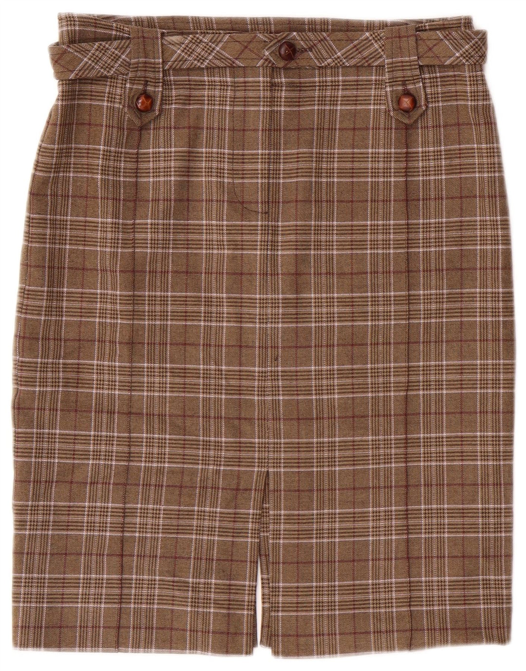 Max & Co. Fusta creion pentru femei IT 38 Small Brown Plaid Classic
