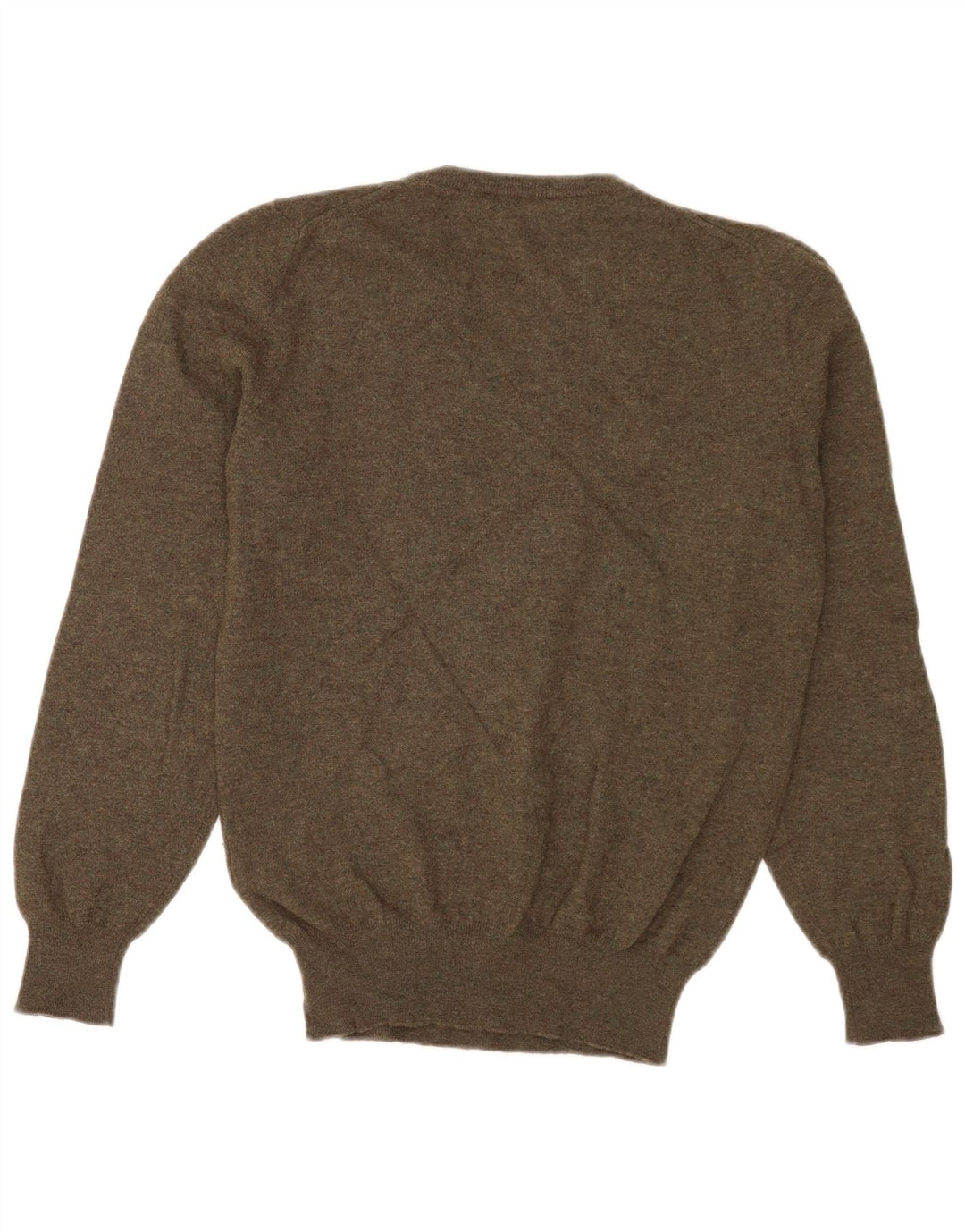 Pulover pentru bărbați Fred Perry cu gât crew pulover mic din lână kaki