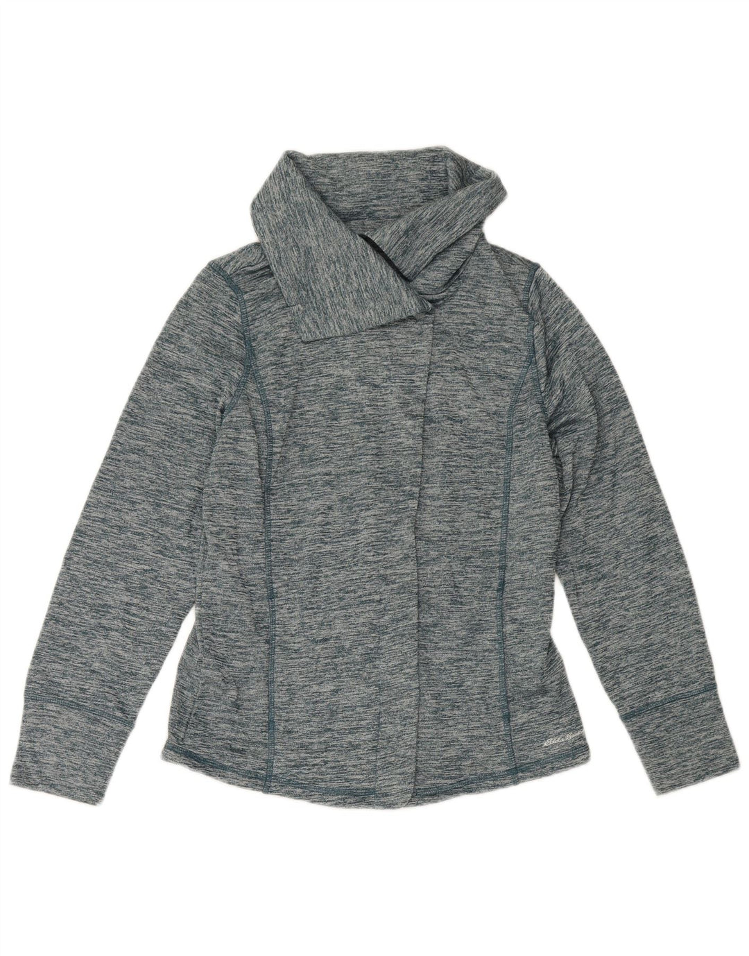 Jachetă de trening pentru femei Eddie Bauer UK 16 Poliester cu pături albastre mari