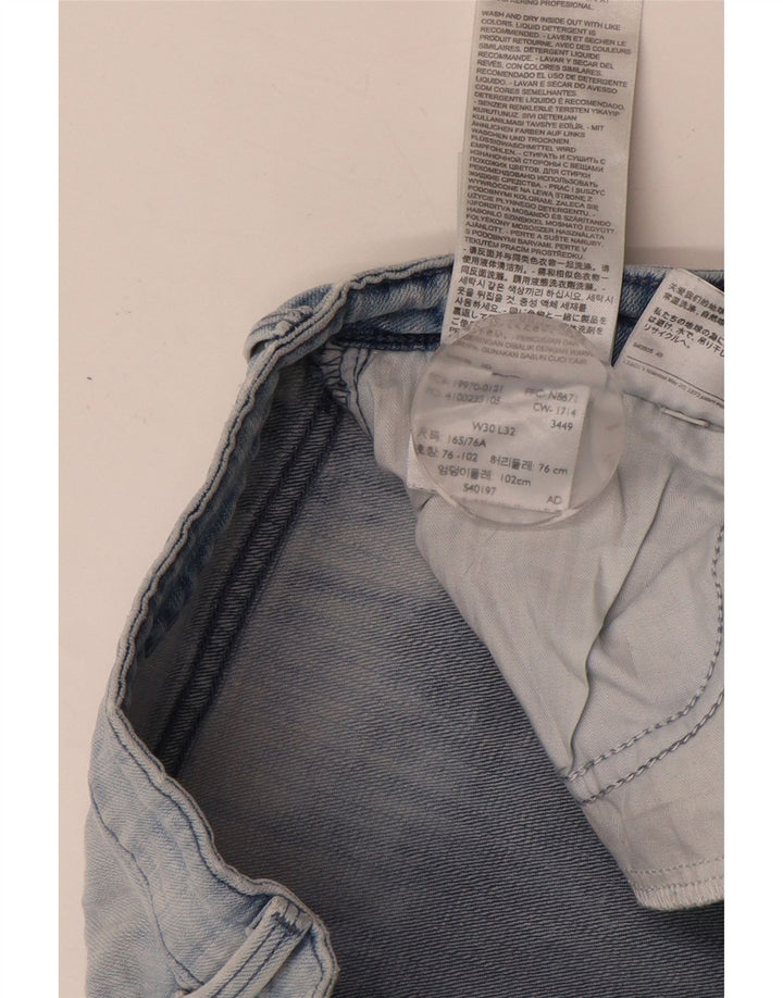 Blugi slim de damă LEVI'S W30 L30 bumbac albastru