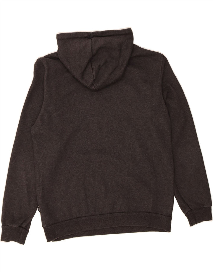 PUMA Mens Graphic Hoodie Jumper Medium Grey Cotton Vintage Puma and Second-Hand Puma from Messina Hembry 