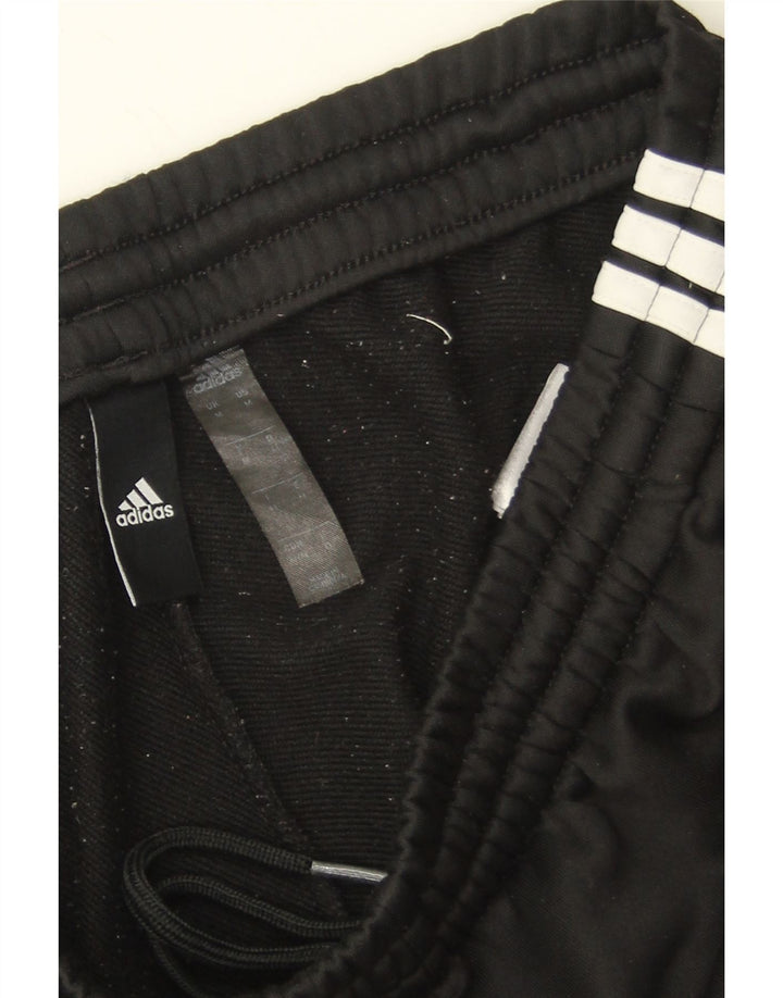 Pantaloni de trening Adidas pentru femei UK 12 Medium Black Colorblock Poliester