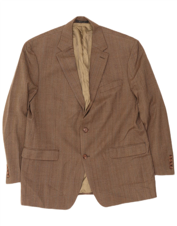 Jachetă pentru bărbați Ralph Lauren, cu 2 nasturi, UK 43, lână mare, bej, în spinare