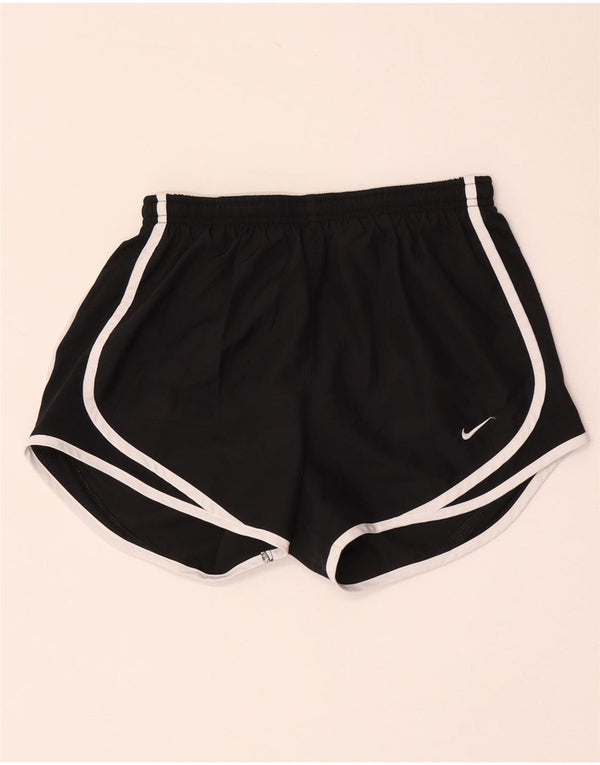 Pantaloni scurți sport Nike Dri Fit pentru femei UK 4 XS Poliester negru