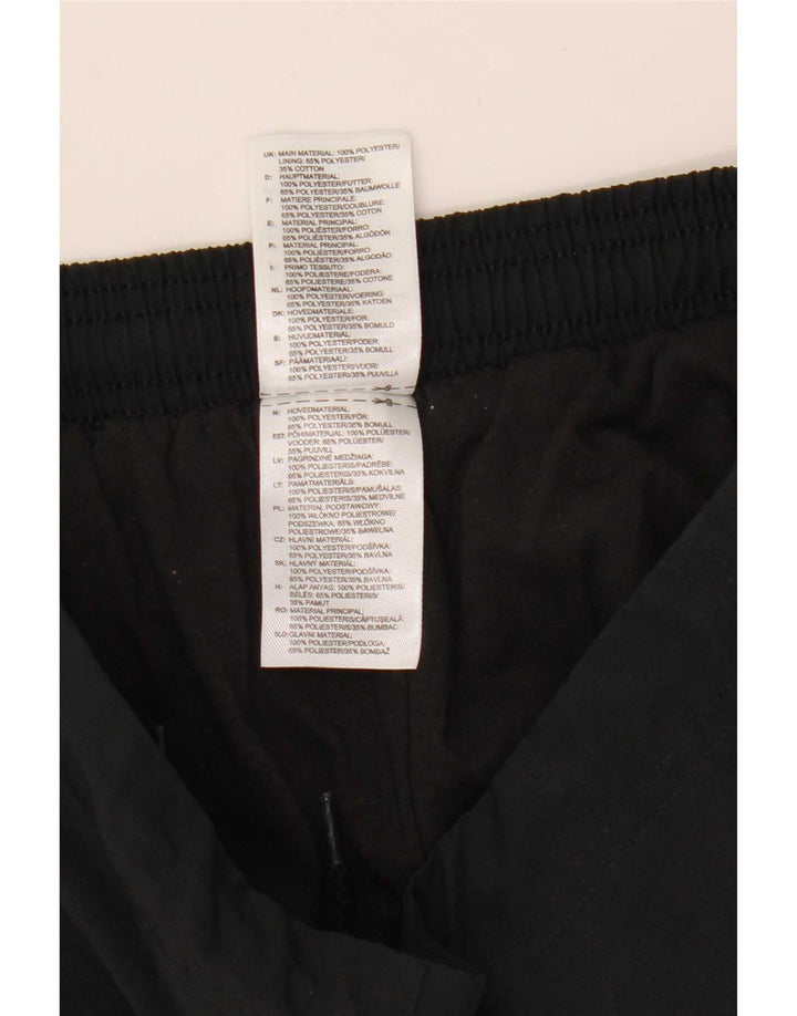 Pantaloni de trening Adidas pentru femei Joggeri UK 12 Poliester mediu negru