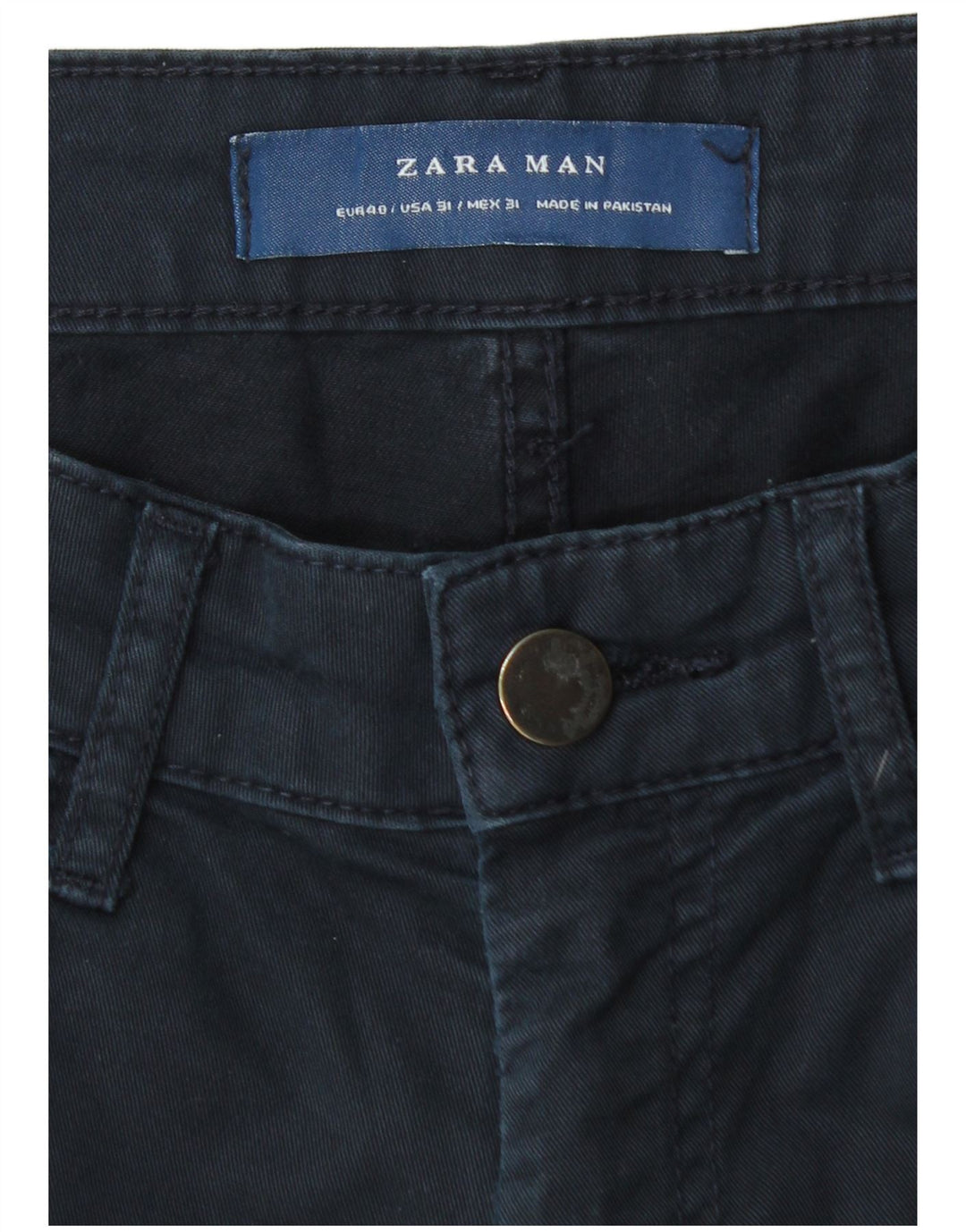 Blugi slim pentru bărbați Zara EU 40 Medium W31 L29 Bleumarin