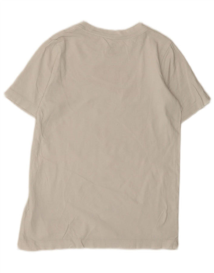 Tricou grafic Nike pentru băieți Top 10-11 ani Bumbac alb mediu