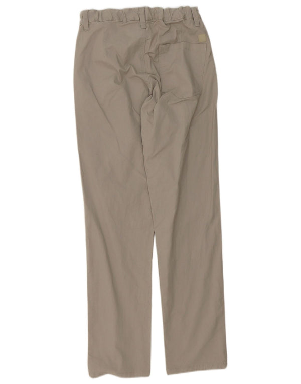 Pantaloni Chino Drepți Benetton Băieți 9-10 Ani Mare Bumbac Gri