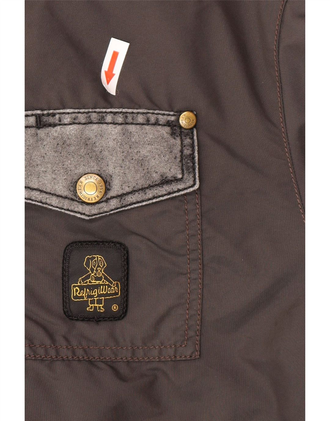 Bomber pentru bărbați Refrigiwear UK 40, mare, gri, bloc de culoare