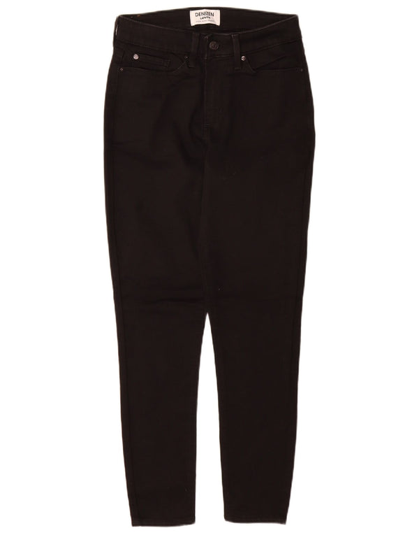 Pantaloni casual Levi's Denizen cu talie înaltă pentru femei US 4 Small W27 L28 Negru