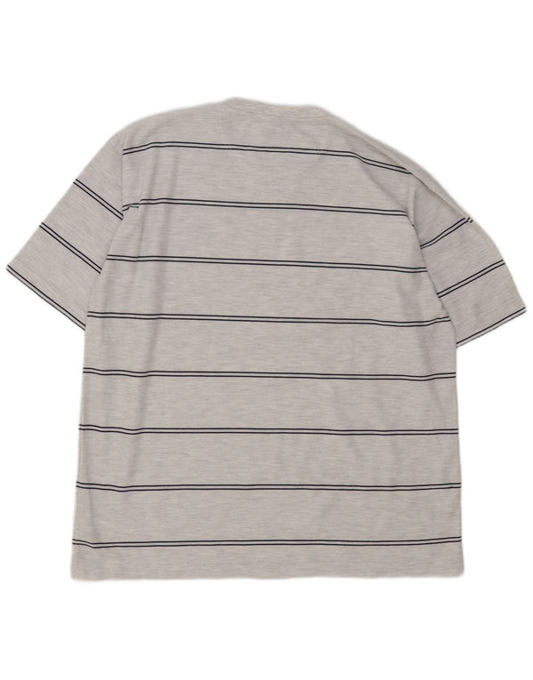 Tricou pentru bărbați Umbro Top XL poliester cu dungi gri