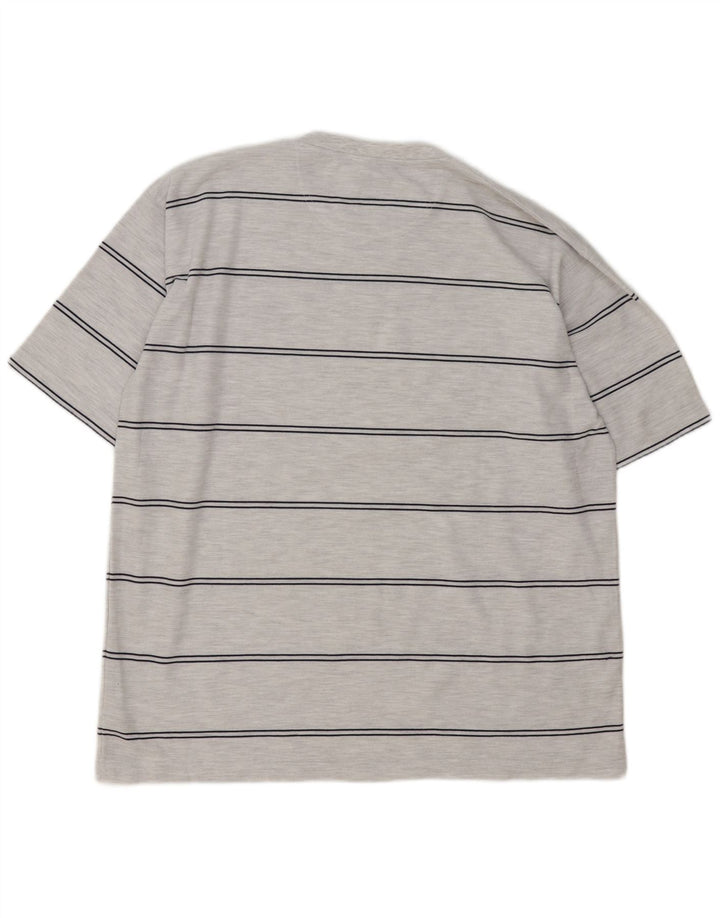 Tricou pentru bărbați Umbro Top XL poliester cu dungi gri