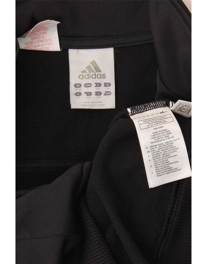 Jachetă de trening pentru băieți Adidas 9-10 ani poliester negru