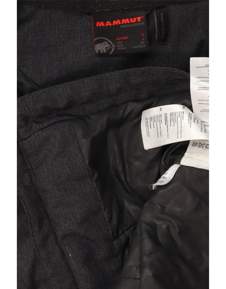 MAMMUT Jachetă de vânt cu glugă pentru femei UK 16, mare, gri, poliester