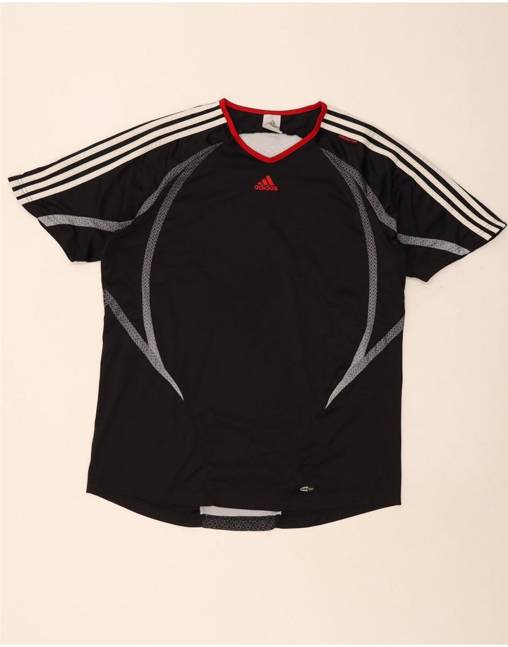 Tricou ADIDAS Climacool pentru bărbați Top XL Negru Poliester color bloc
