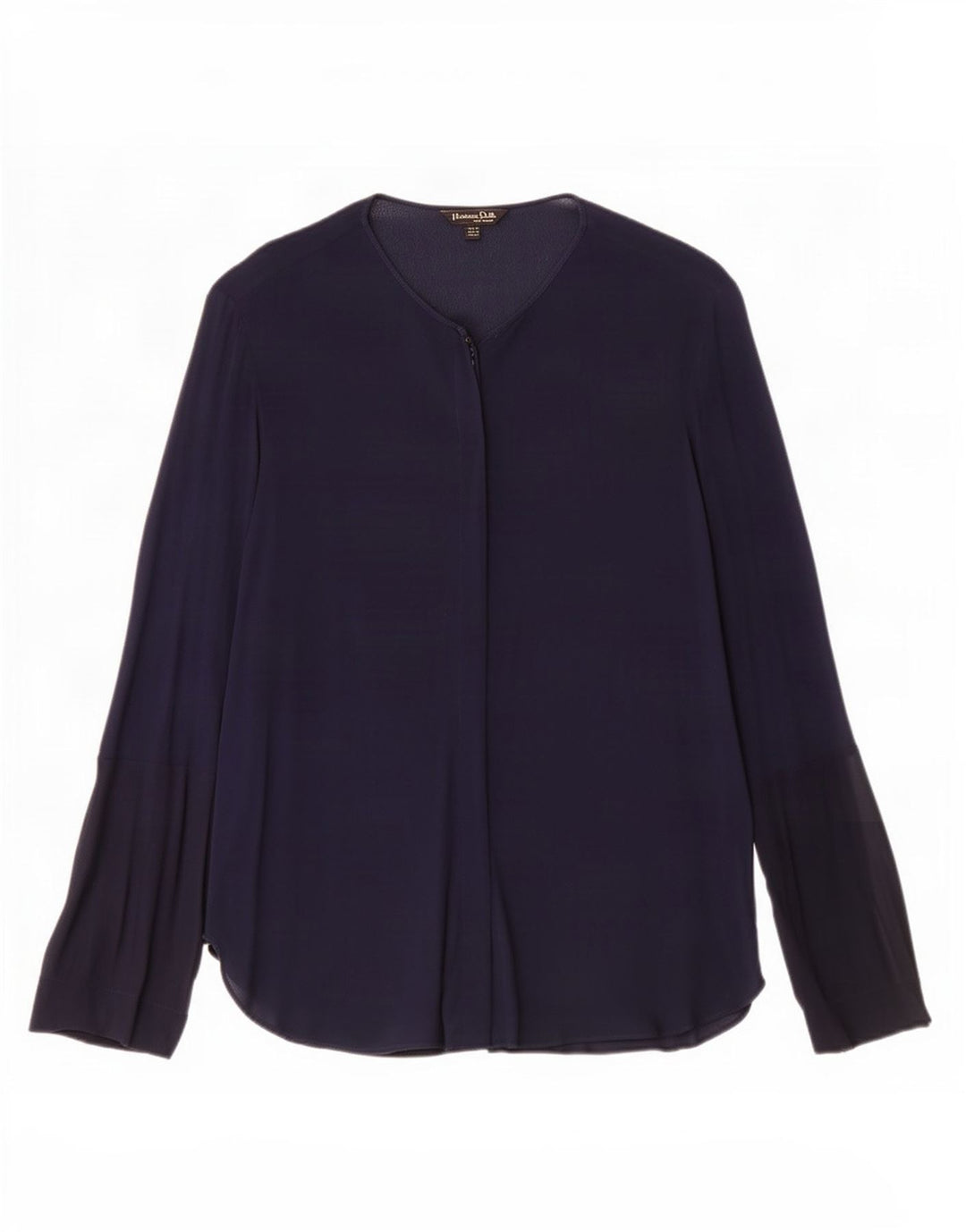 Bluză Cămașă Femei Massimo Dutti EU 40 Viscoză Mediu Bleumarin
