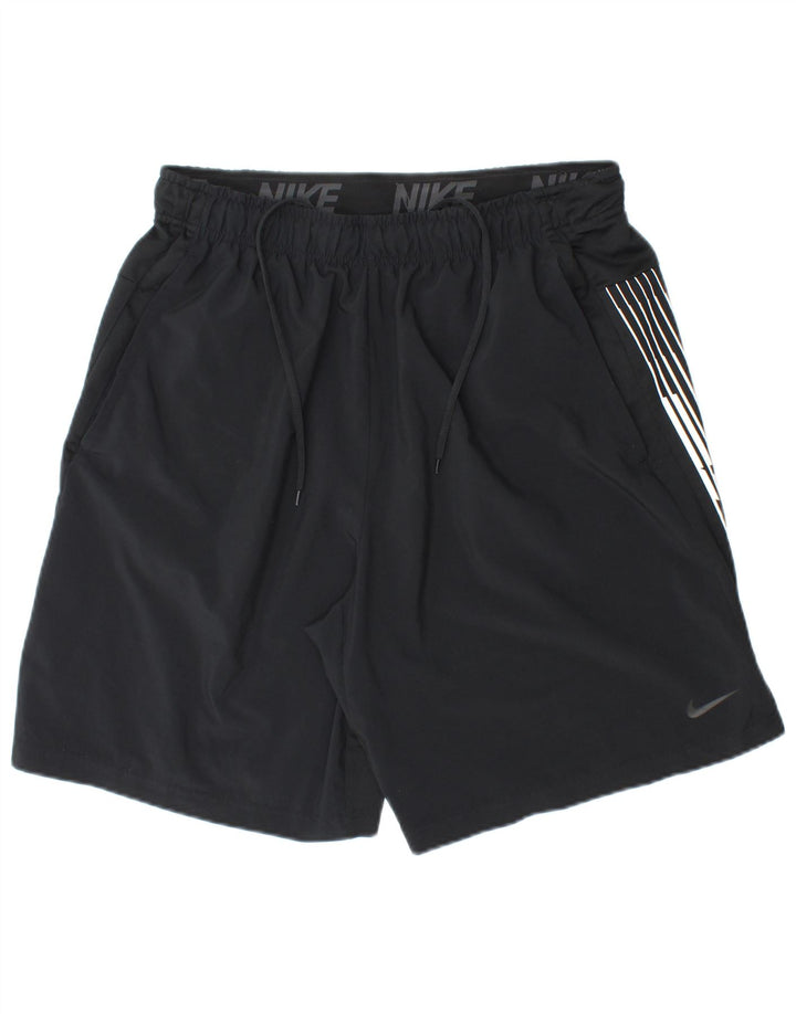 Pantaloni scurți sport NIKE Dri Fit Graphic pentru bărbați, mari, negru, poliester