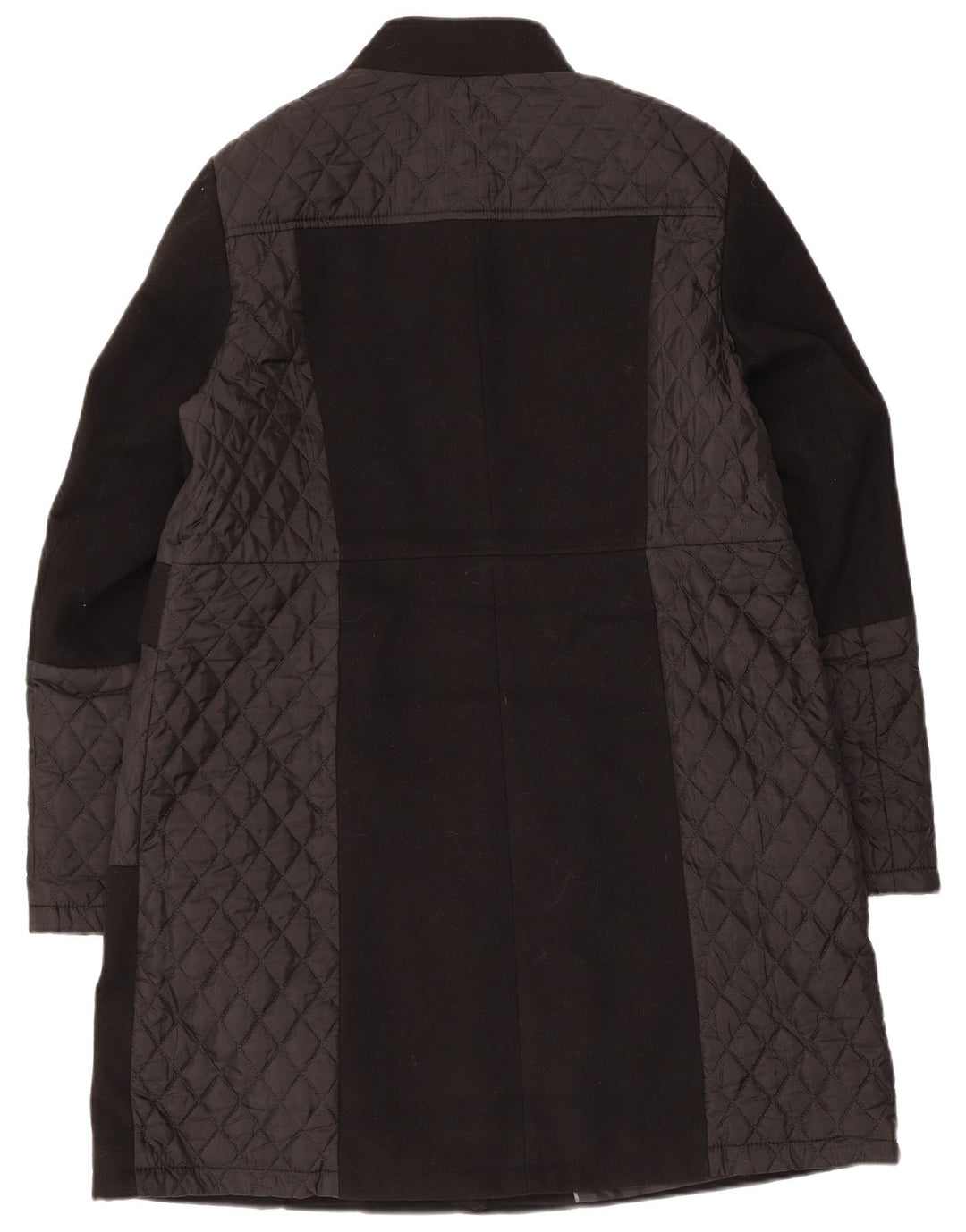 Pardesiu matlasat pentru femei Marks & Spencer UK 16 Poliester negru mare
