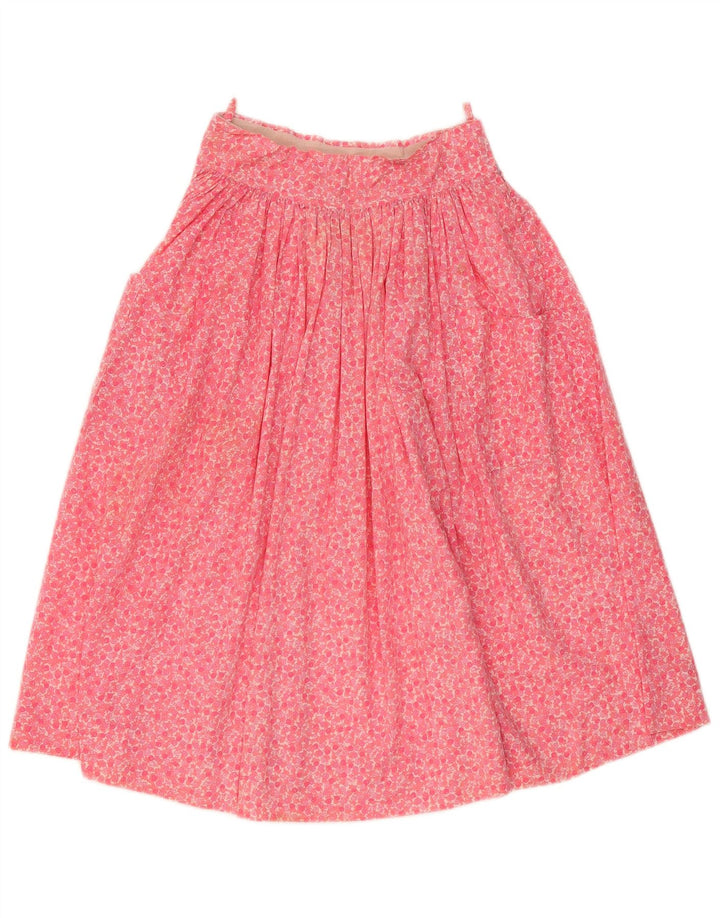 Fusta evazată pentru femei Vintage W28 Roz mediu Floral