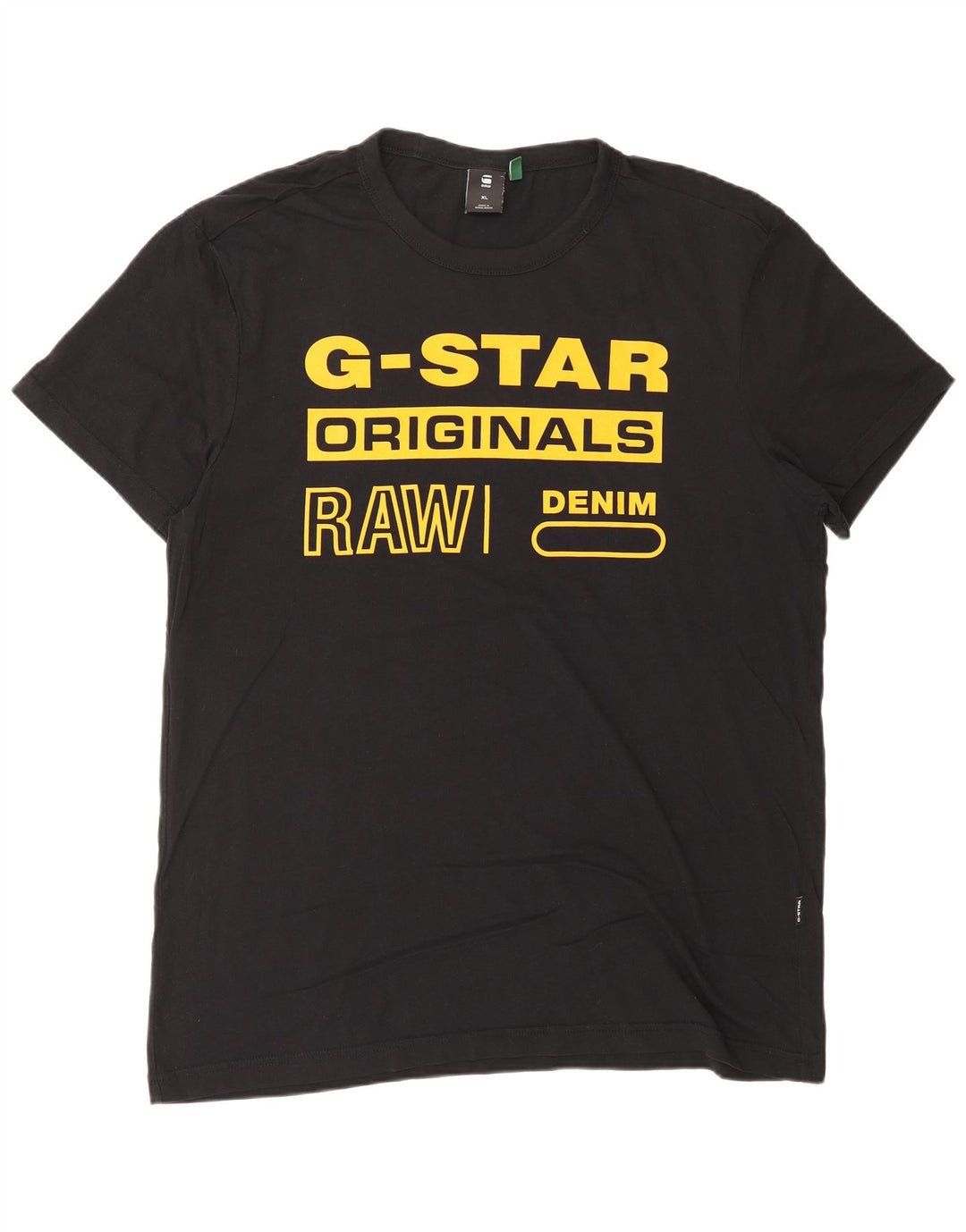 Tricou grafic pentru bărbați G-STAR Top XL bumbac negru
